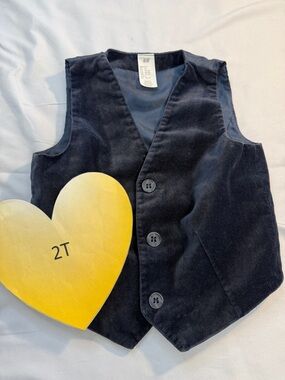 H&M - Kids 2T Midnight Blue Vest